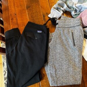 Patagonia Black Fleece Joggers & Aerie joggers
